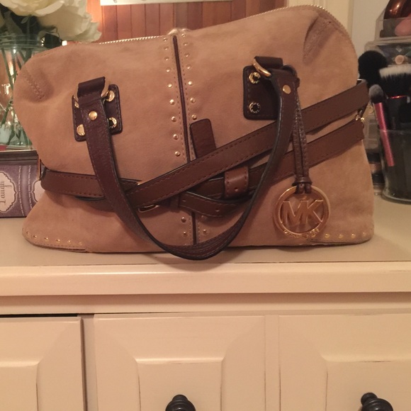 Michael Kors Suede Bag - Picture 1 of 4
