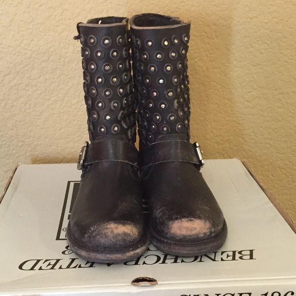 Frey Vintage Jenna Disc Short Black Women Boots - Picture 4 of 4