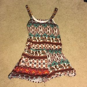 Multi-colored romper
