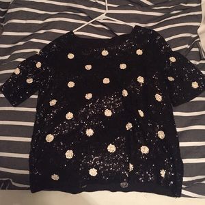 j crew polka dot shirt