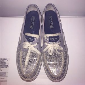 Sequin Sperrys ♡ SOLD