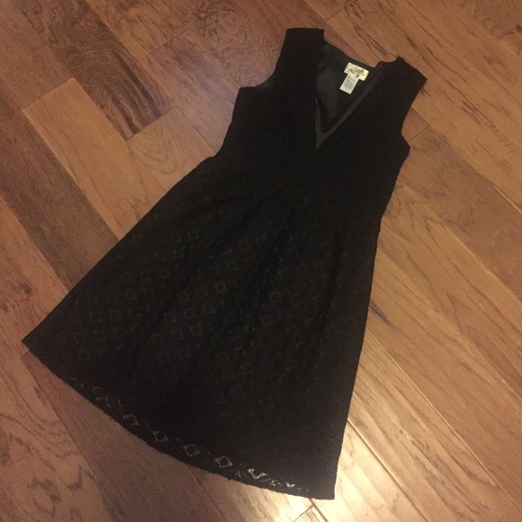 Sleeveless Black Dress -Size Small