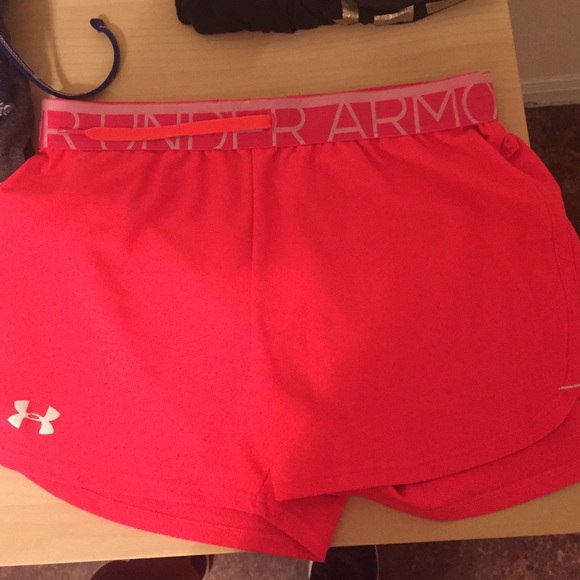 Pink Under Armour Running shorts