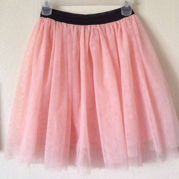 Pink tutu-like skirt