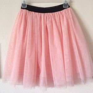 Pink tutu-like skirt