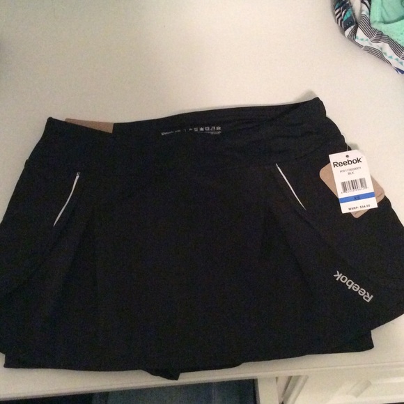 Black reebok skort