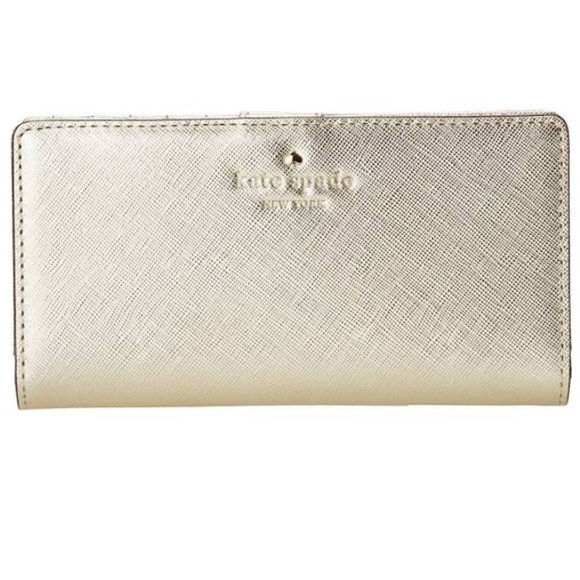 Gold Kate Spade Wallet