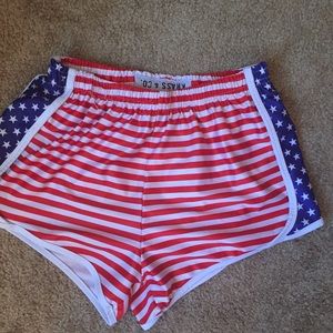 Krass & Co American Flag Shorts