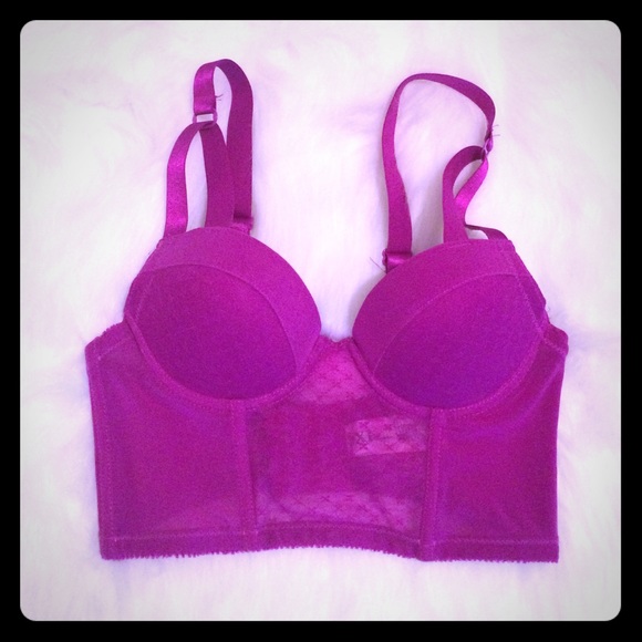 Forever 21 Fuchsia Bustier. Size S.