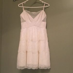 BCBG Max Azria Lace White Cocktail Dress