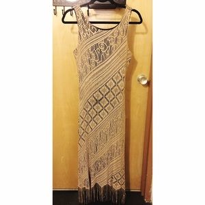 Fringe Macrame Dress