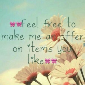 Make an offer if you'd like