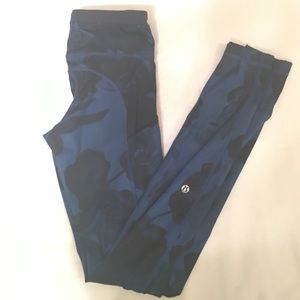 Lululemon Jumbo Inky Floral Speed Tights