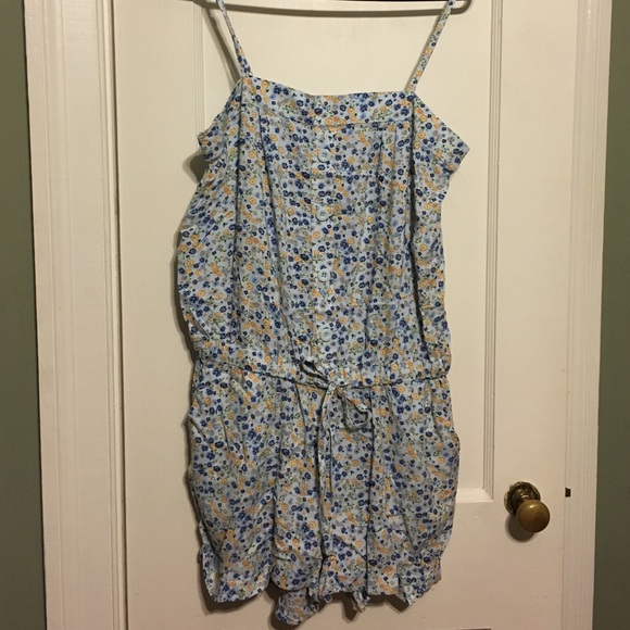 Forever 21 flower romper