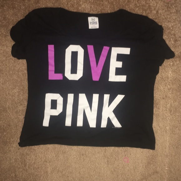 victorias secret/pink t-shirt