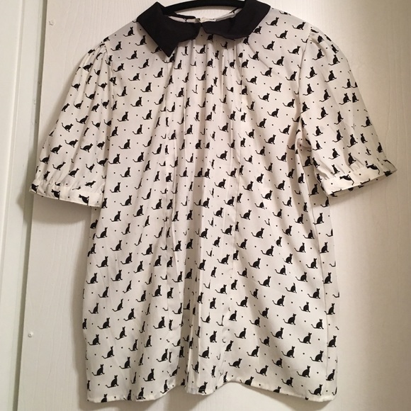 Black cat blouse!