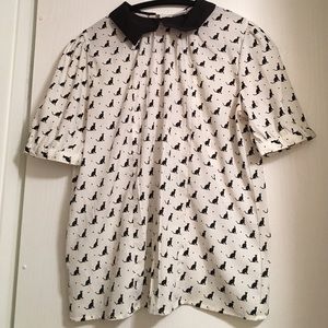 Black cat blouse!