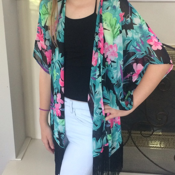 flowery kimono