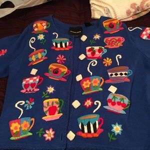 Adorable teacup cardigan
