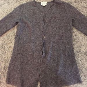 Grey wool sweater