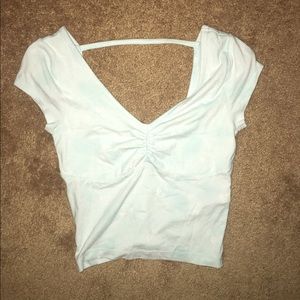 abercrombie kids crop top