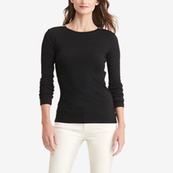 long sleeved black shirt