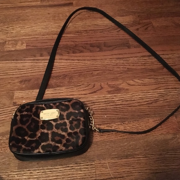 Michael Kora leopard crossbody