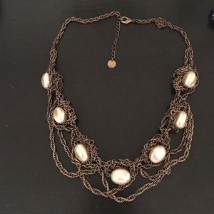 Boutique Chain and Pearl Necklace