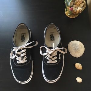 Authentic Black and White Vans