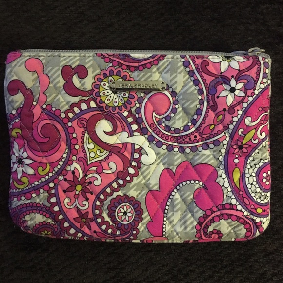 Vera Bradley Very Berry Paisley Cosmetic Bag