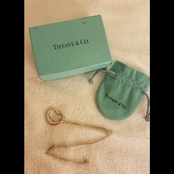 Tiffany & Co. Jewelry - Elsa Peretti® Open Heart pendant, Sterling silver.