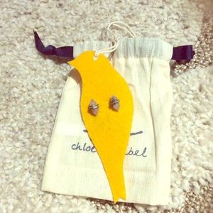 Chloe and Isabel Medina Amethyst Earrings