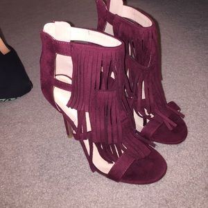 Fringe heels