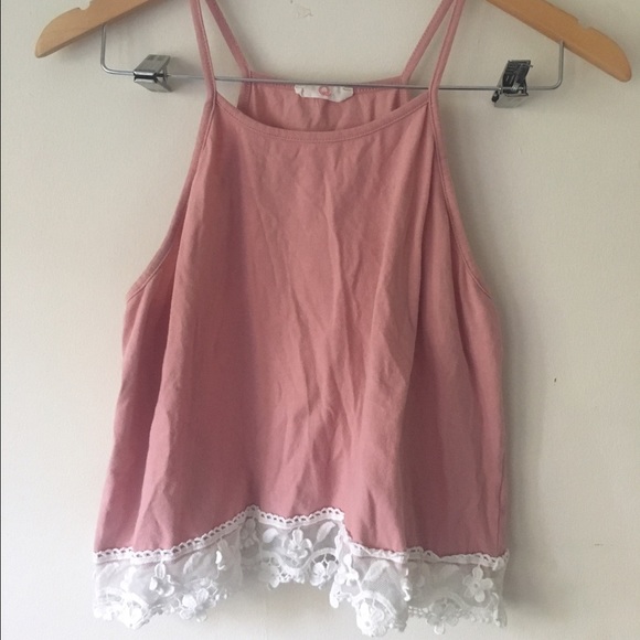 Blush pink tank top