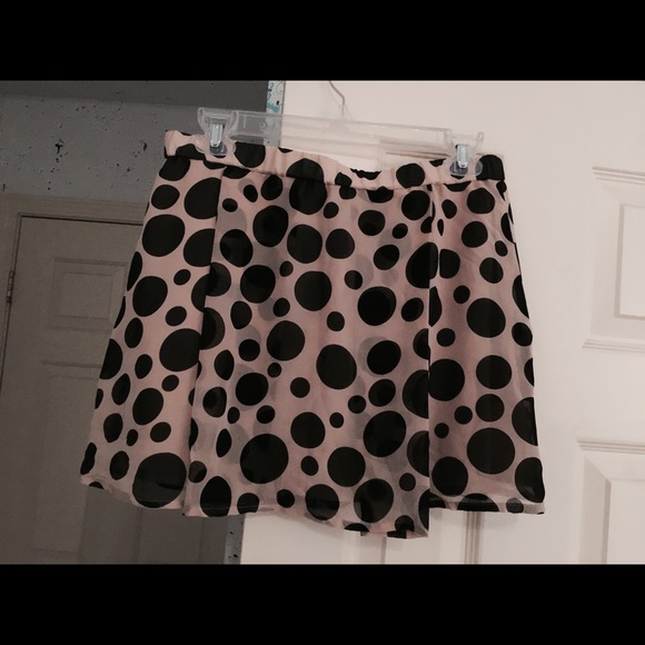 BCBGeneration Polka Dot Skirt - Picture 3 of 4