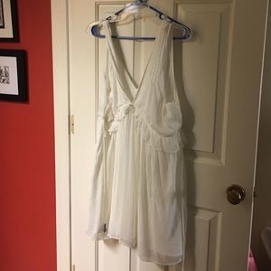 Free People! Ivory sleeveless top/dress