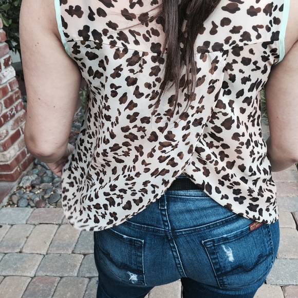 Blu Pepper Cheetah & Teal Tank - Picture 3 of 4