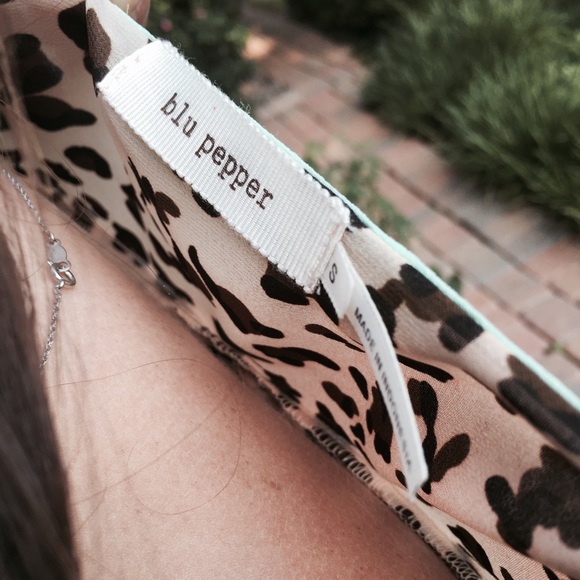 Blu Pepper Cheetah & Teal Tank - Picture 4 of 4