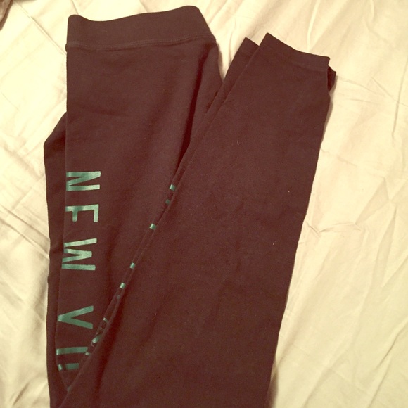 Gently Worn NY Jets PINK Leggings