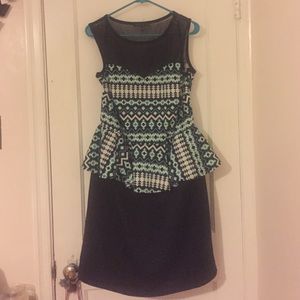 peplum dress