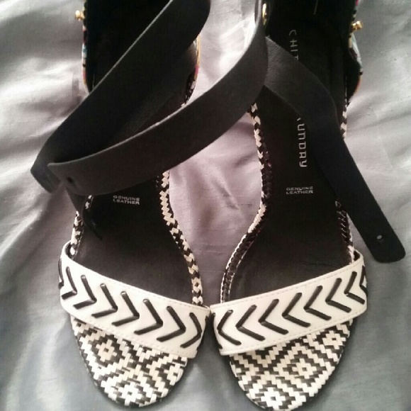 Sz 7.5 Chinese Laundry Multi-colored Heels - Picture 2 of 4