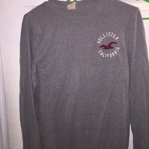 Grey hollister shirt Medium