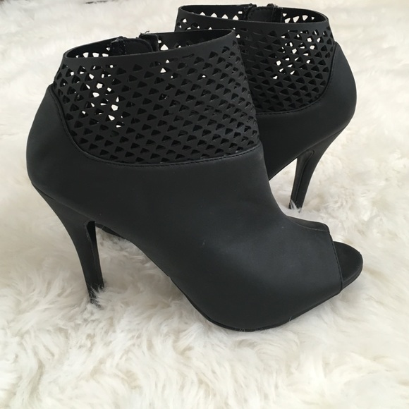 Open Toe Ankle Booties
