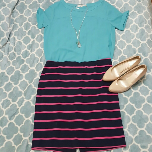 Teal Blouse