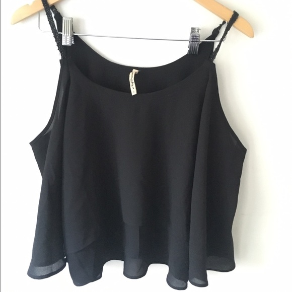 Black tank top