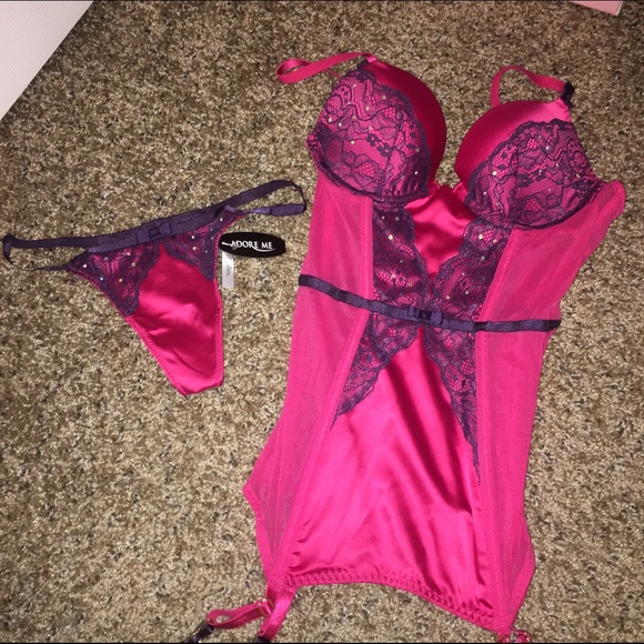 Adore me lingerie set.