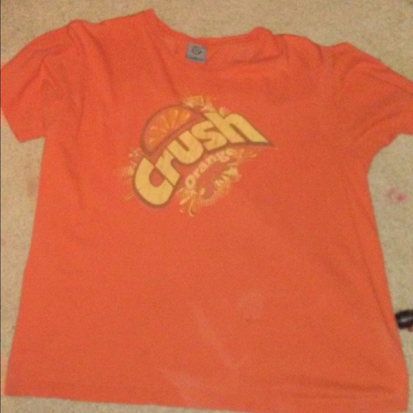 CRUSH orange tee