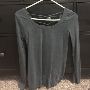 Adorable Long Sleeve Strappy Tee