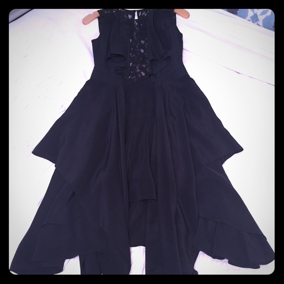 Dressy BCBG black and beige dress