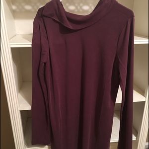 Forever 21 Mock Neck Plum Dress
